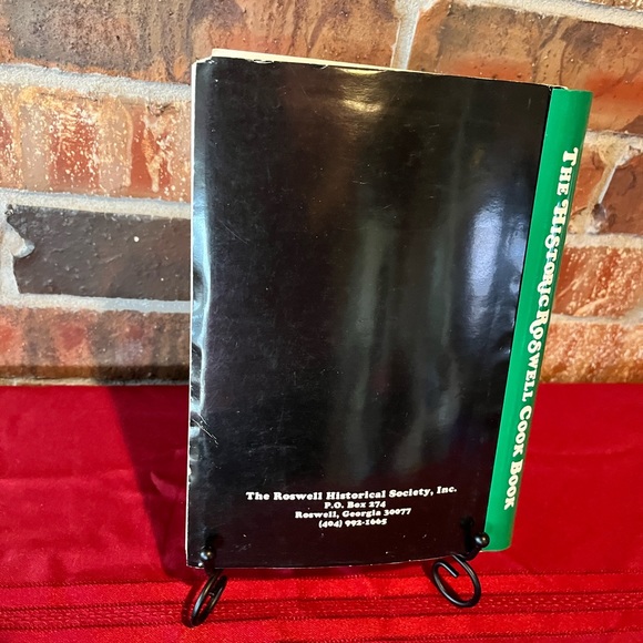The Historic Roswell, Georgia Cookbook 1982 Spiral Bound -writing inside cover - Picture 2 of 9